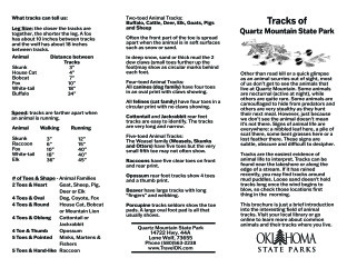 Wildlife Track ID Brochure